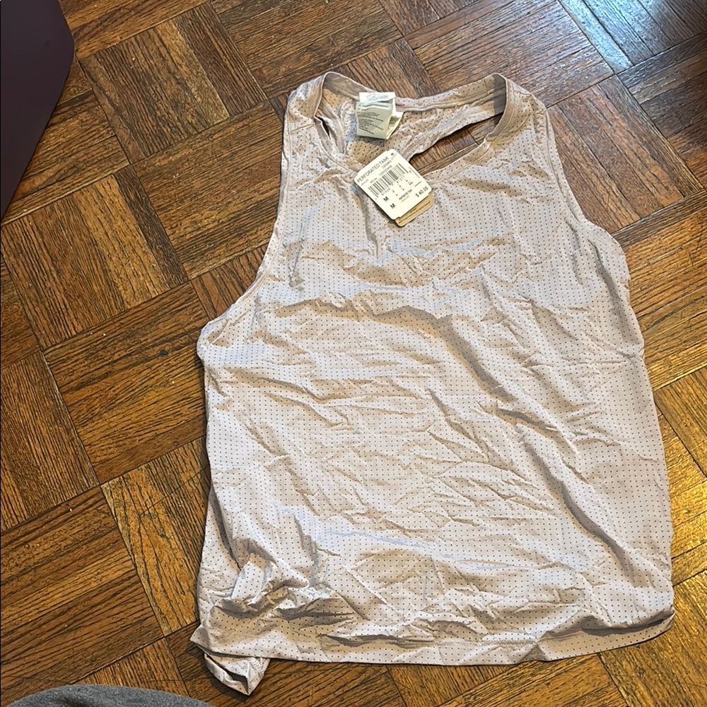 Women's Beige Sleeveless Top